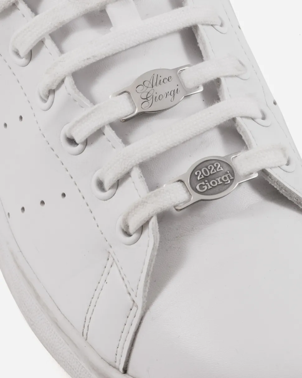 SNEAKER LACE TAG PERSONALIZZABILE TARGA OVALE